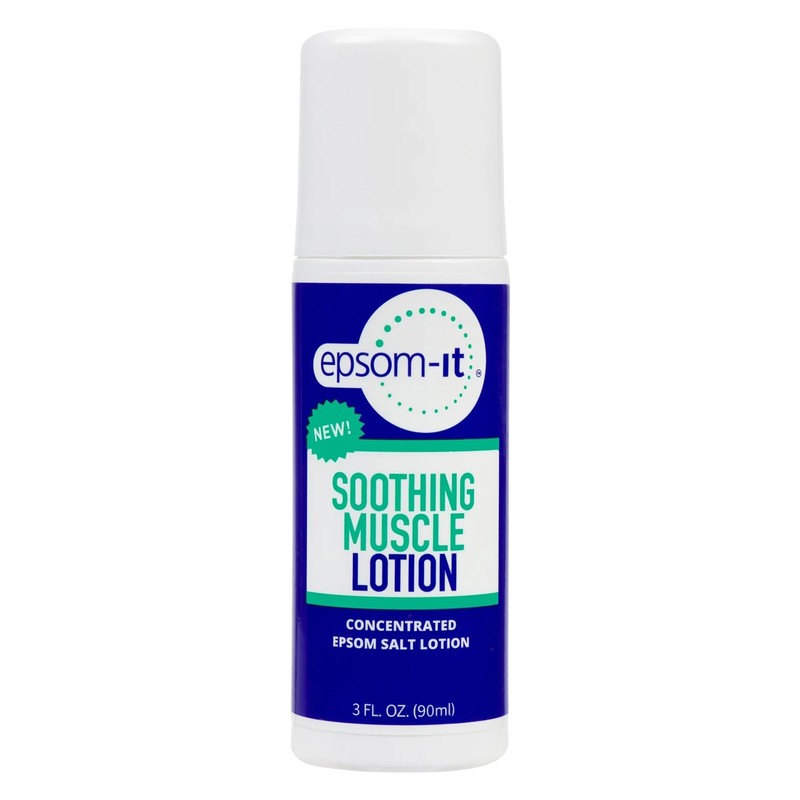 3 Fl Oz (Pack of 1), Epsom-it Soothing Muscle Lotion – Roll on Epsom Salt…