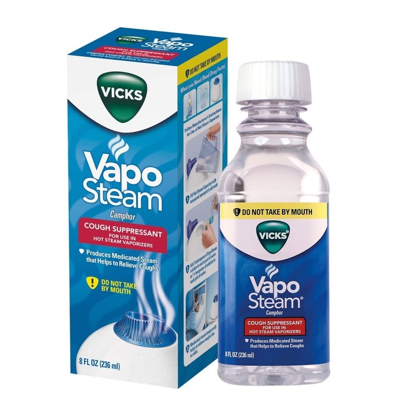 Vicks VapoSteam Medicated Liquid Cough Suppressant 8oz (Lot of 26) NEW Sealed