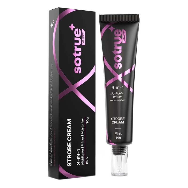 Sotrue Strobe Cream Pink for Face Radiance, Multipurpose Cream 30 Gm