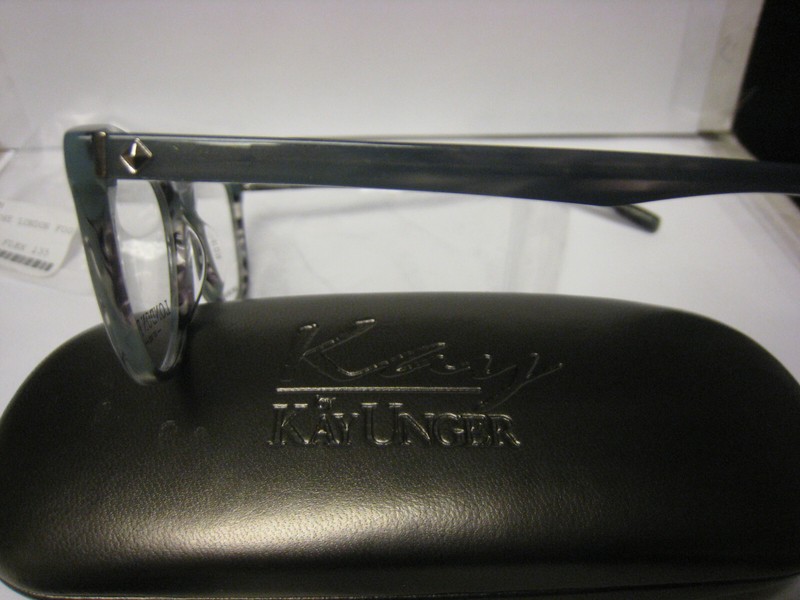 NEW London Fog BROOKE BLUE 51- 16-135 mm Eyeglass Frame & Generic Case gallery