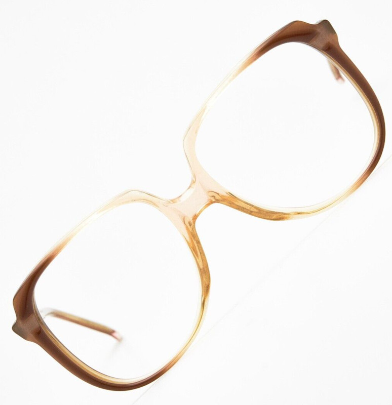 ASDOR CRISTINA Brown Oversized Pilot Frame Glasses Vintage 80s👓Unisex