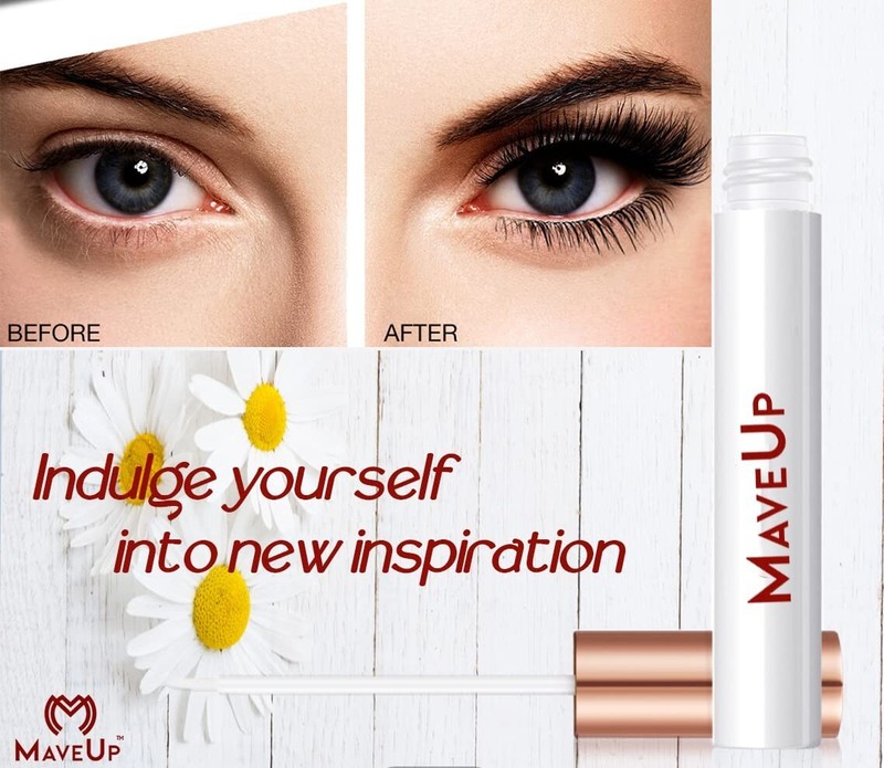 MaveUp Eyelash Growth Serum Booster. Enhanced Length. Works Like Magic. gallery