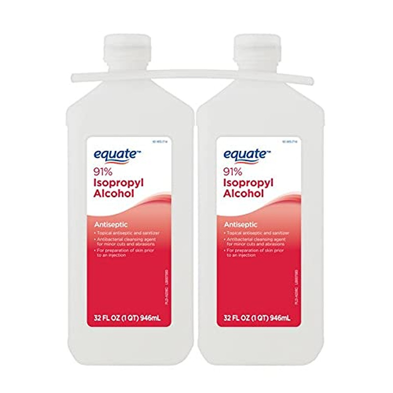 91% Isopropyl Alcohol Liquid Antiseptic, 32 Fl Oz, Twin Pack gallery