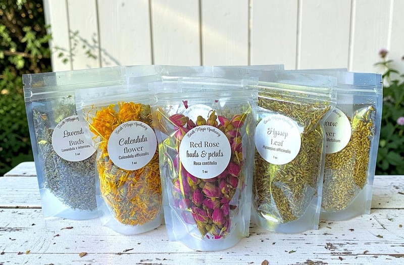 A - Z Witchy 1/2oz Ritual Spell Herb Bags 15gm Apothecary Wiccan Bulk Herbs gallery