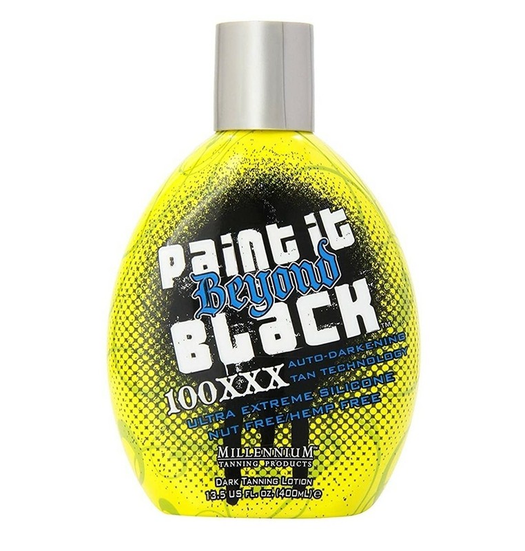 Millennium PAINT IT BEYOND BLACK 100X Bronzer Indoor Outdoor Tanning – 13.5oz