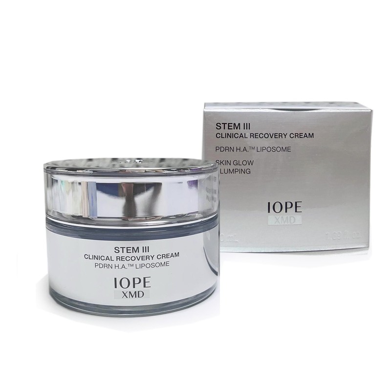 New IOPE XMD STEM3 Clinical Recovery Cream 50ml Skin Glow Plumping K-Beauty