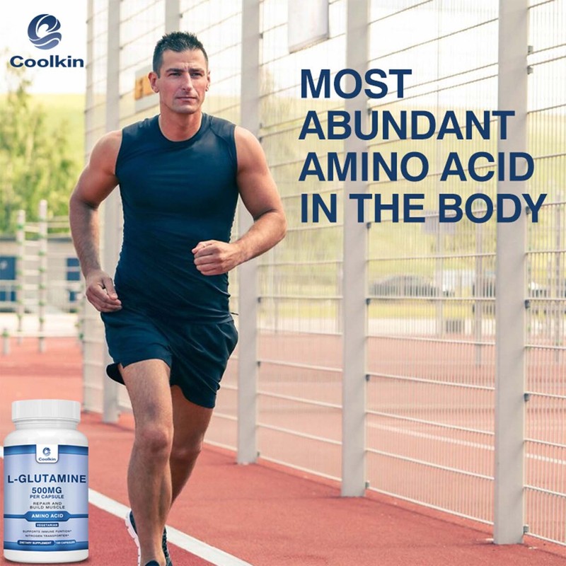 L-Glutamine Capsules - Amino Acid, Endurance, Strength, Recovery, Muscle Health gallery