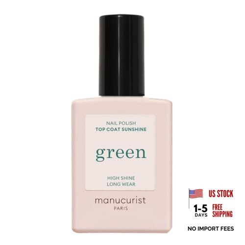 – Green Sunshine Nail Polish Top Coat – Vegan Top Coat – 12 Top Coat Sunshine