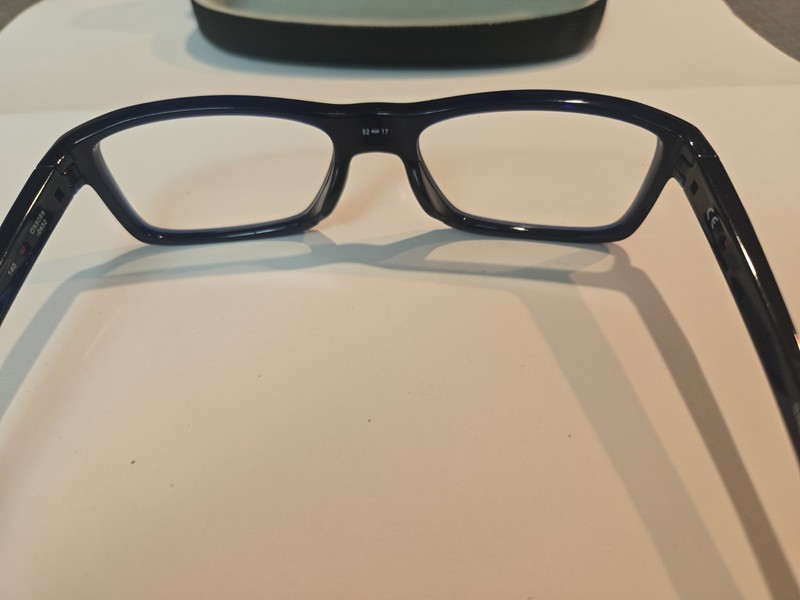 OAKLEY OX8089-0452 Chamfer MNP Midnight Blue Red Icons 52-17-140 Eyeglasses gallery