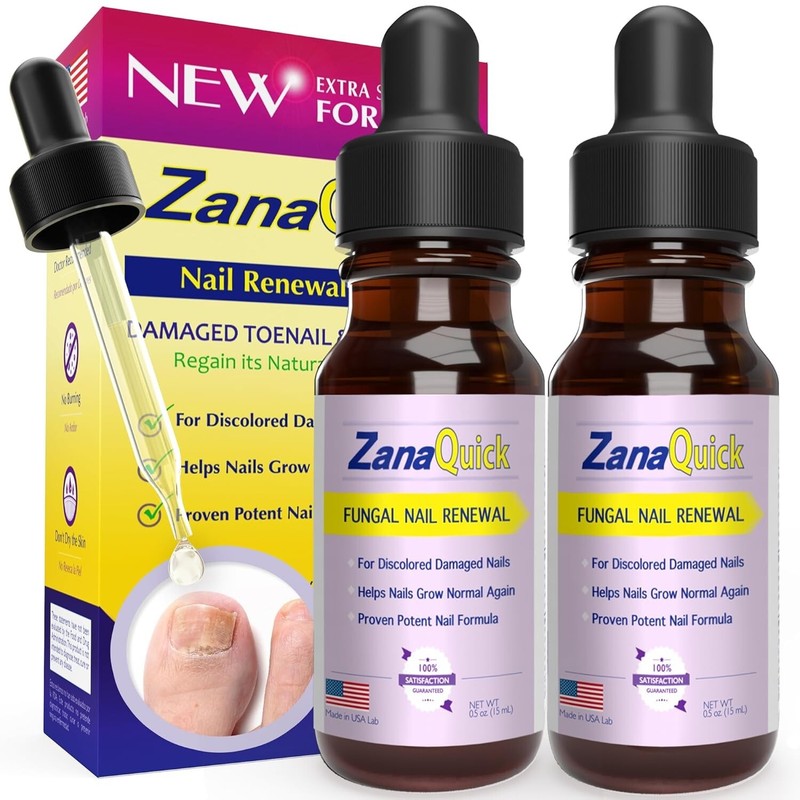 Extra Strength Toenail & Fingernail Repair Drop,Nail Care Renewal For Thick 2 Pk gallery