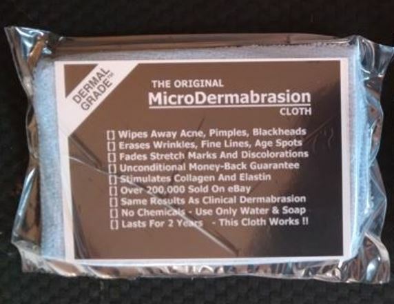 The Original MicroDermabrasion Cloth – Remember These?- Acne Blackheads Wrinkles