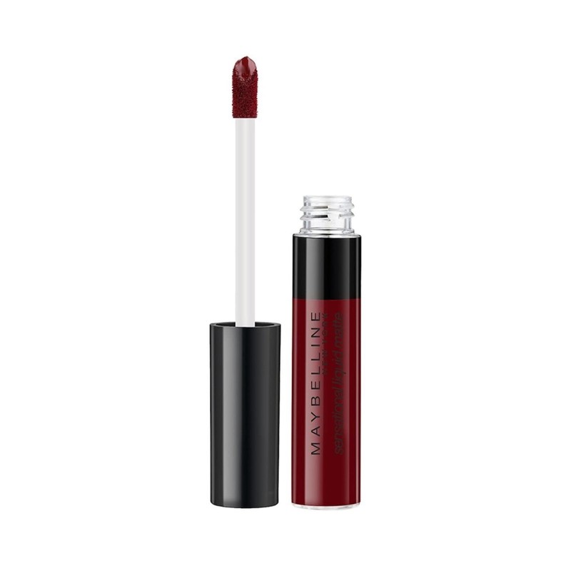 Maybelline New York Lipstick, Matte Finish, Liquid Matte, 02 Soft Wine, 7ml