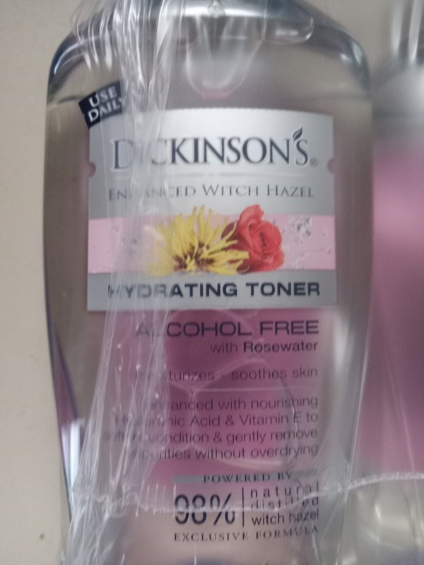 Dickinson's Hydrating Toner Enhanced Witch Hazel with Rosewater 16 oz.(Lot of 3) gallery
