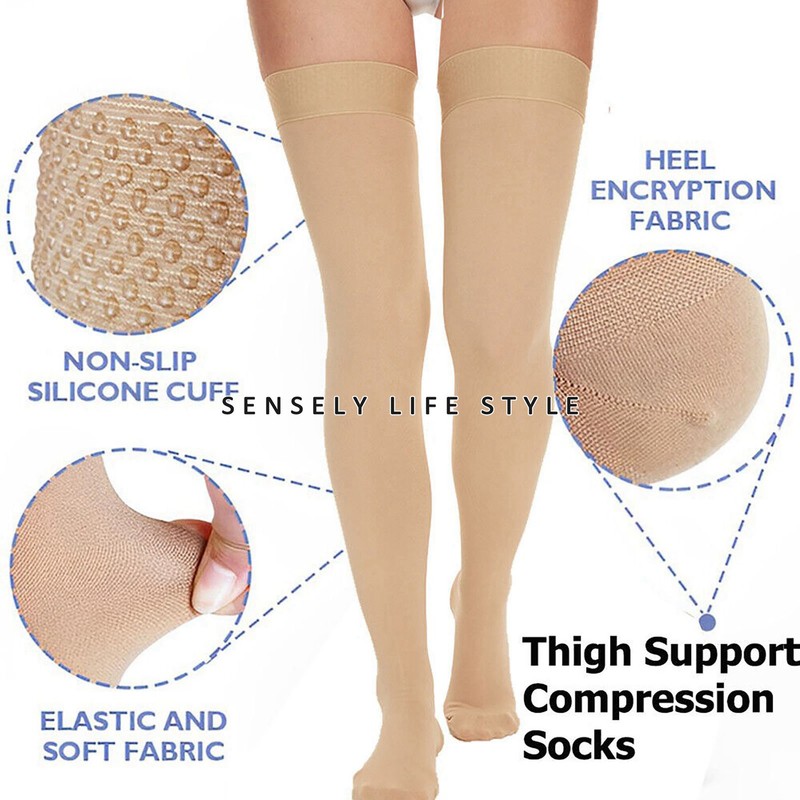 Thigh High Compression Stockings 32mmHg Pain Relief Alleviates Varicose Veins gallery