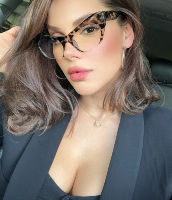 Eyeglasses Cat Eye Demi "Razor" Glasses rasoir cut off lenses Shadz GAFAS @ gallery