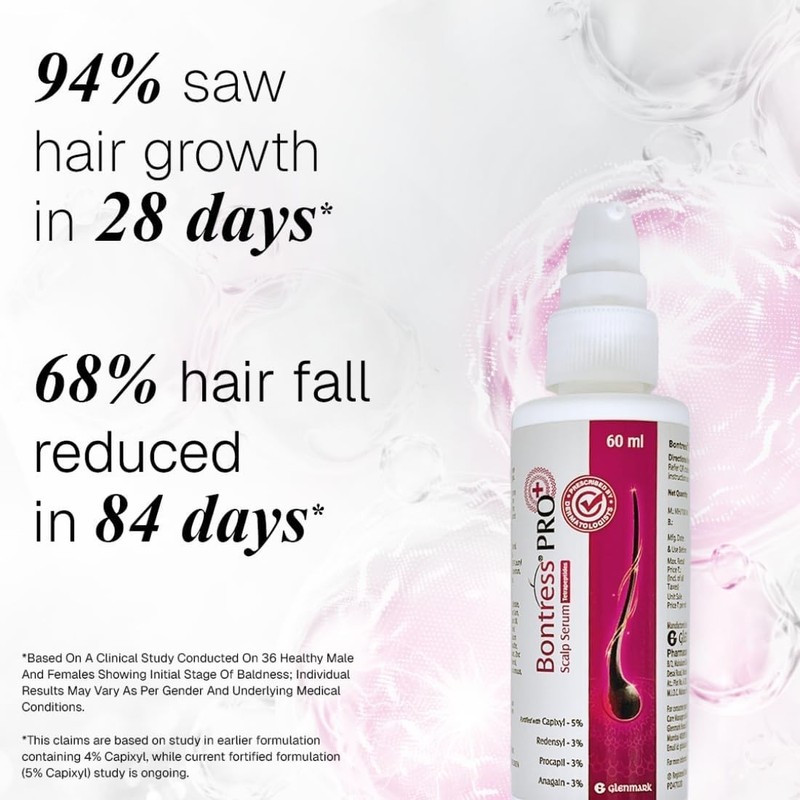 Bontress PRO+ Scalp Serum 5% Capixyl Redensyl Anagain Procapil - 60ML gallery