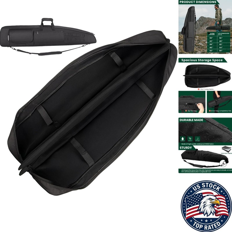 Spacious 46-Inch Soft Case with Utility Pockets – Ideal for Sports and Travel