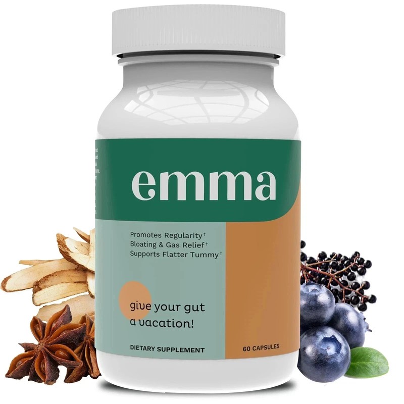 Emma Gut Health Doctors Endorsed Supplement 60 Capsules -Relief from Gas gallery