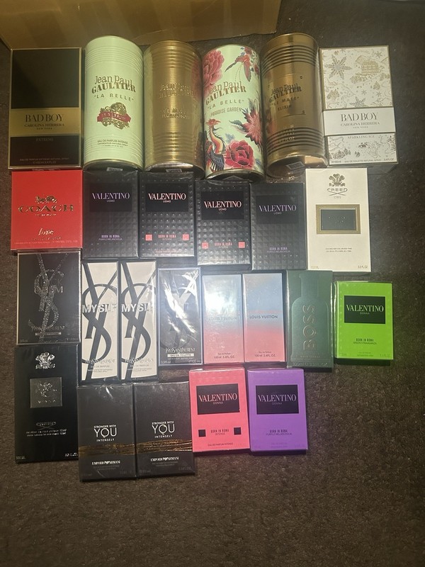 Assorted Mixed Lot Boxed Fragrances Cologne Perfume Spray Variety