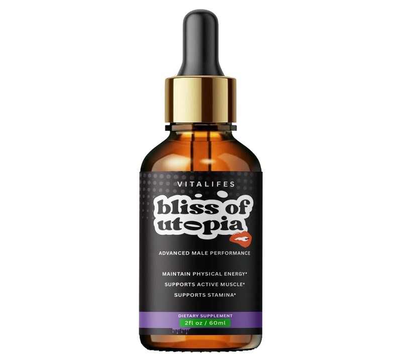 Bliss of Utopia Drops for Men Advanced Health Support & Peak Vitality (30 Serv)