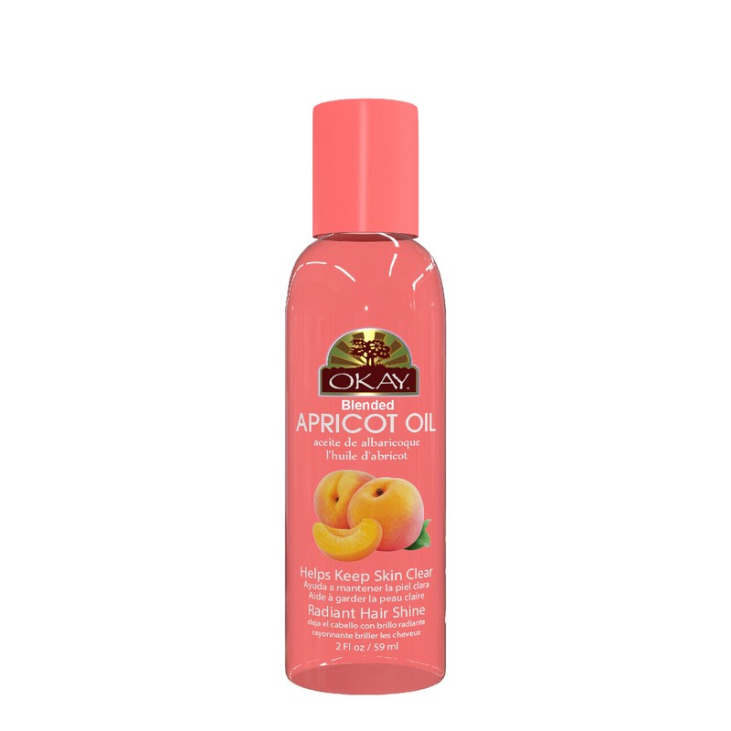 Okay Apricot Oil For Hair & Skin Paraben Free 2oz / 59ml