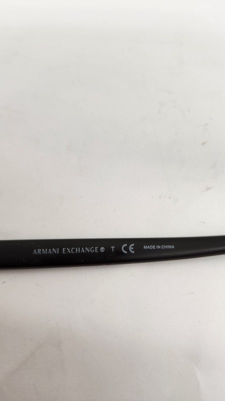 Armani Exchange AX1019 6089 Eyeglasses Frame Men's Matte Gunmetal Full Rim 54mm gallery