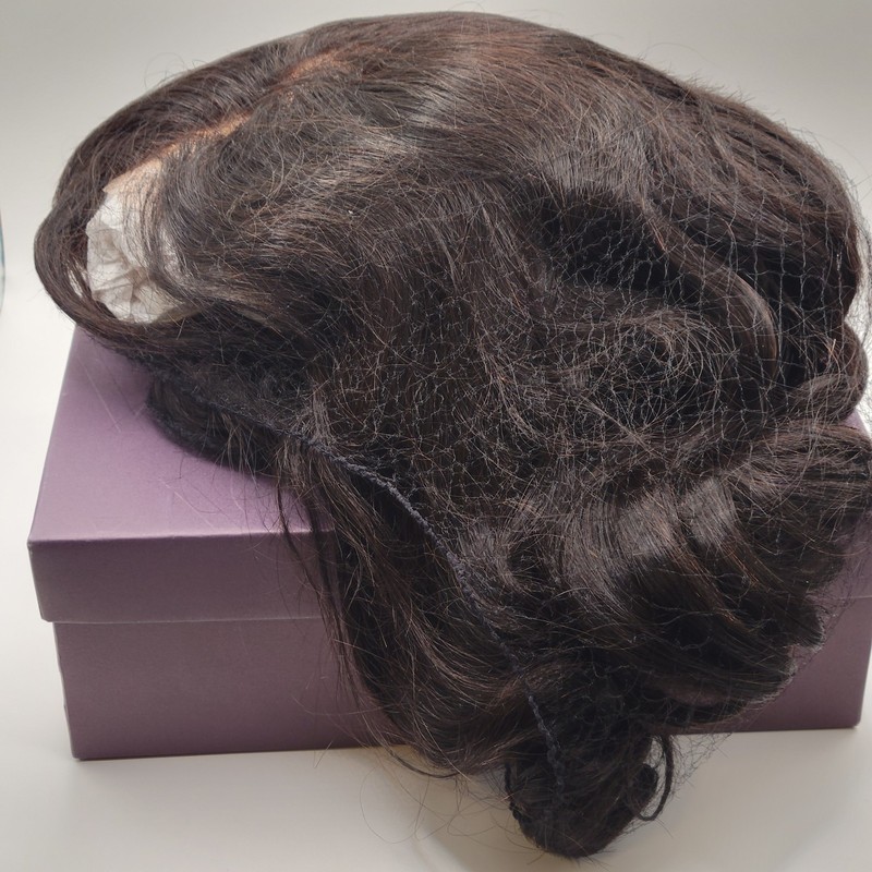Luvme Human Hair Wig ALL DAY COMFORT Natural Black Soft and Wavy 5 x 5 Lace