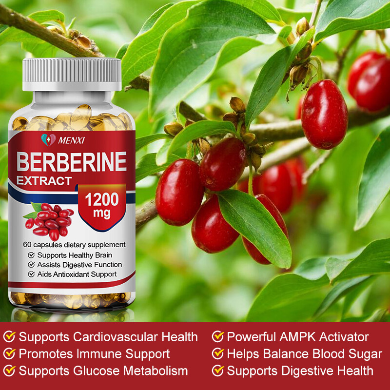 3 Packs Berberine 1200mg High Abosorption For Blood Sugar Immune 3 Months Supply gallery