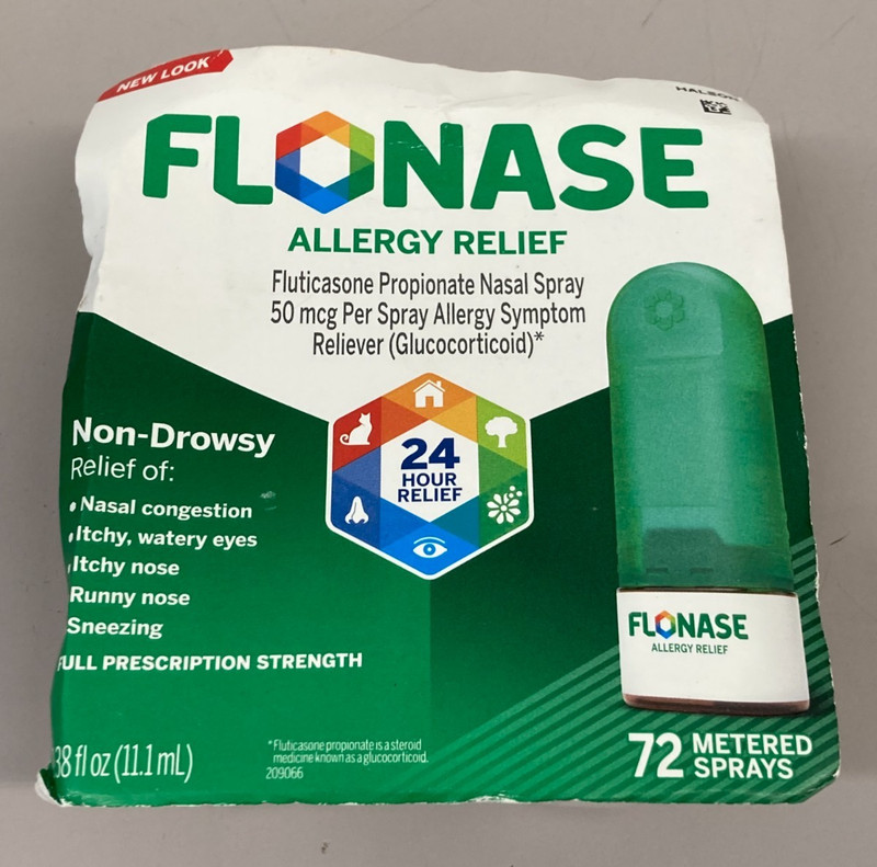 Flonase Allergy Relief Nasal 72 Spray 24 Hr Non Drowsy Allergy – exp 12/2025