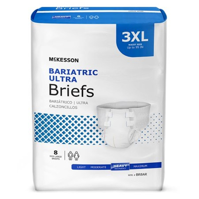 32 Cloth Like Adult Disposable Briefs Diapers Heavy Duty Absorbency 78″ to 95″