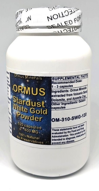 Ormus White Powder Gold Capsules 120 count