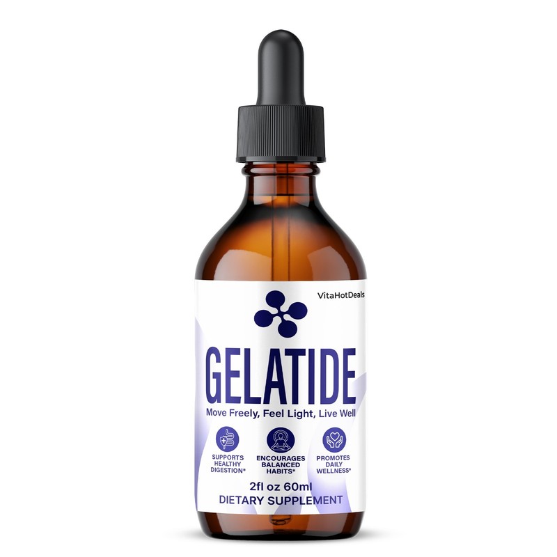 Gelatide Liquid Supplement, All Natural Formula, Gela Tide Drops (1 pack)