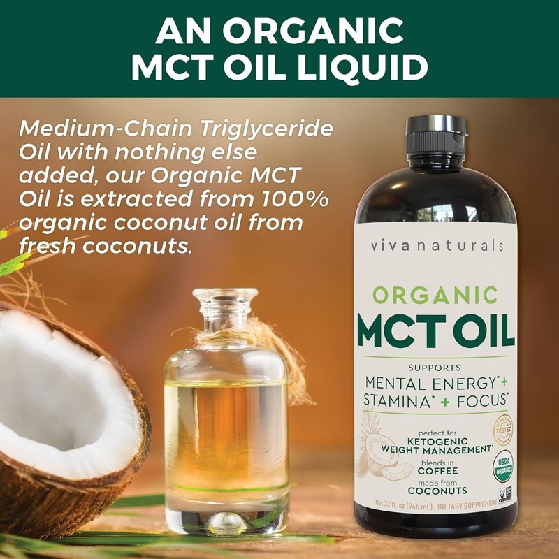 Organic MCT Oil, 32 oz – Ignite Energy for Keto and Paleo Living gallery