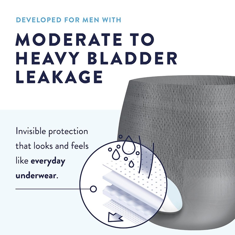 Prevail Disposable Underwear Male Large 72 Ct gallery
