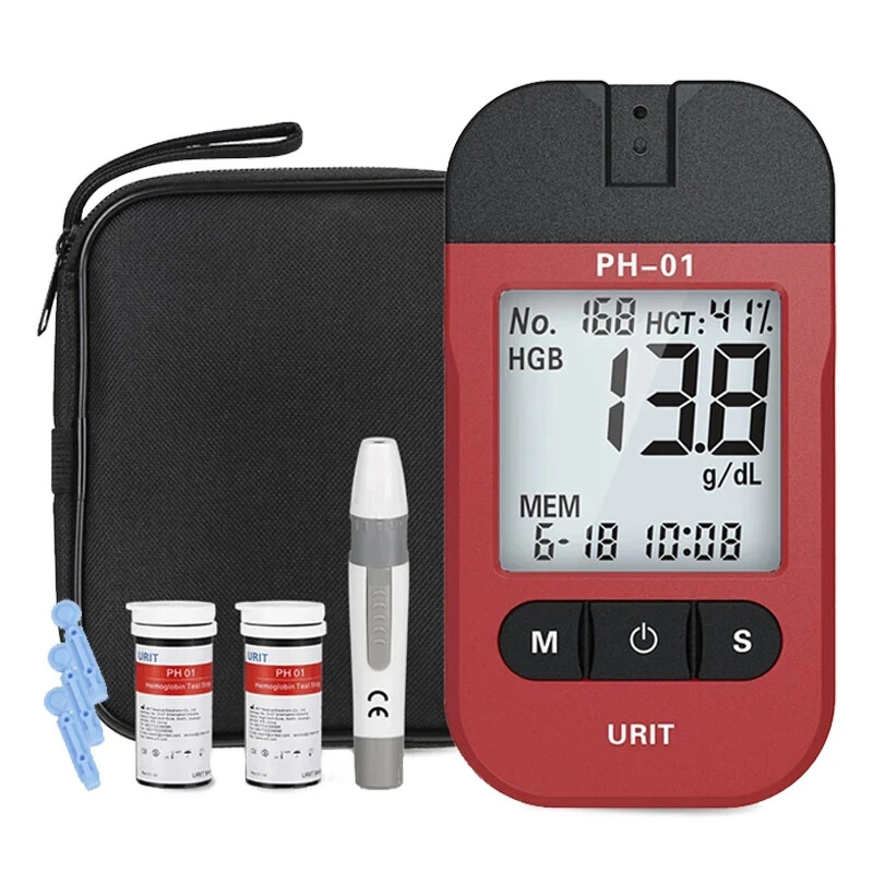 Fast Hemoglobin Analysis Meter Tester 50 Test Strip Hb Analyzer Tester pte gallery