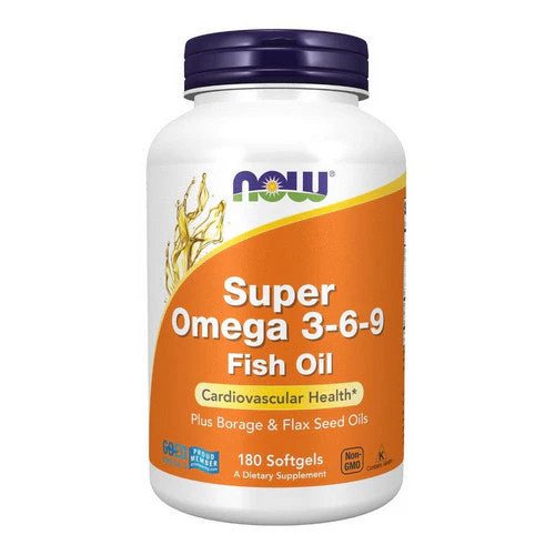 Super Omega 3-6-9 180 Sgels 1200 mg by Now Foods