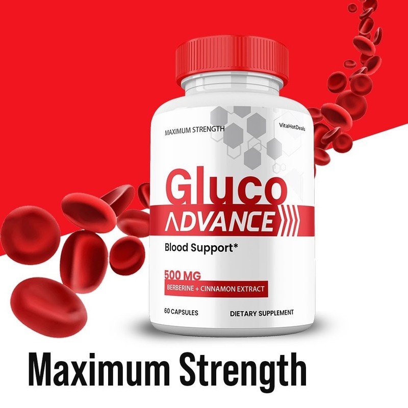 Gluco Advance Capsules, Max Strength Blood Support Supplement (10 Pack) gallery