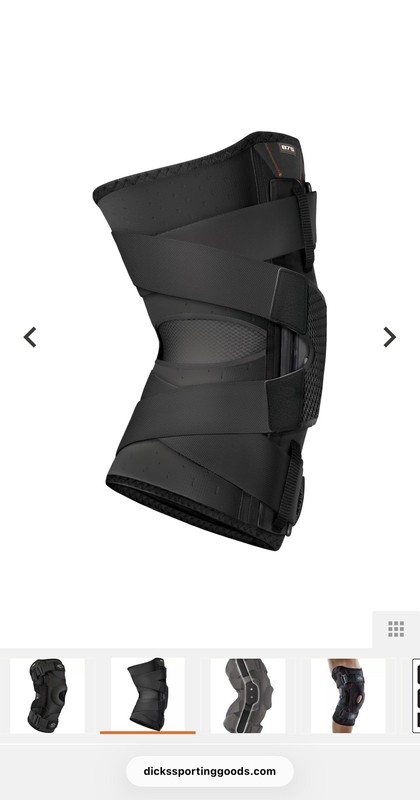 Shock Doctor 875 ultra knee brace with bilateral hinges size Xlarge gallery