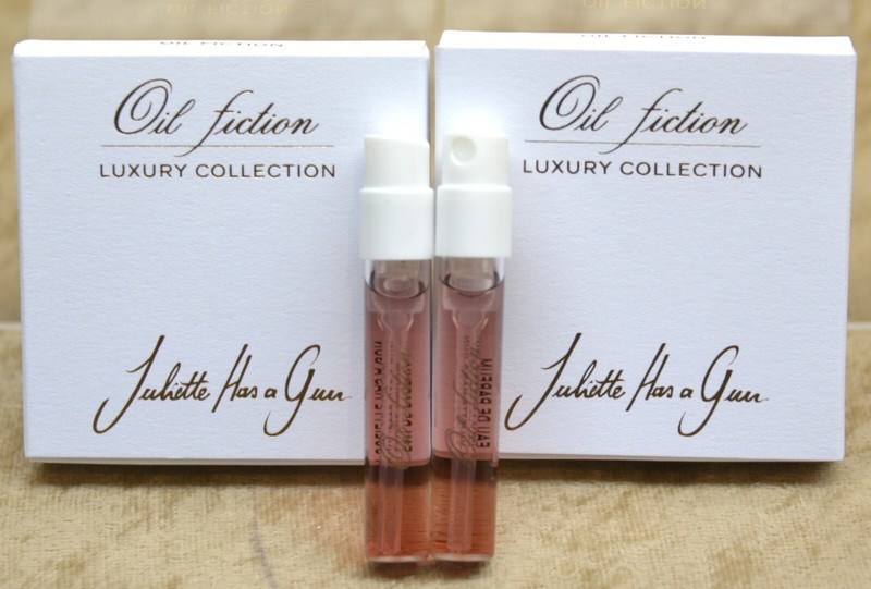 OIL FICTION JULIETTE HAS A GUN 2 x SAMPLES 0.05 OZ 1.7ML EAU DE PARFUM