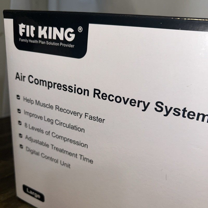 FIT KING Air Compression Recovery System, Sequential Massage Boots (Medium) gallery