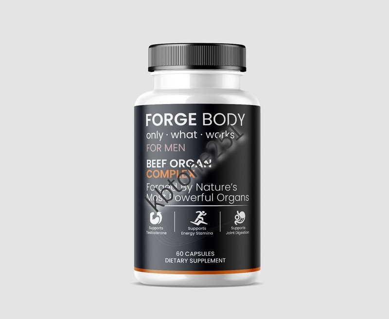Forge Body Beef Organ Complex Capsules – Grass Fed Pasture Raised for Men