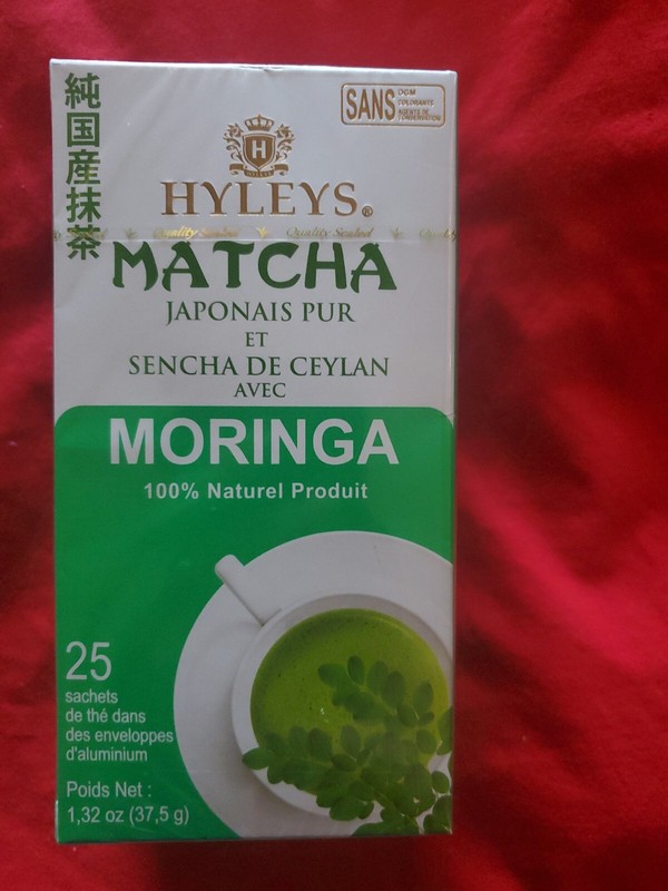 HYLEYS JAPANESE PURE MATCHA AND CEYLON SENCHA WITH MORINGA gallery
