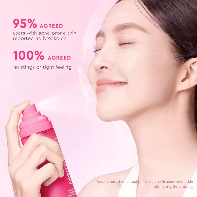 Glad2Glow All Day Matte Setting Spray Long-Lasting Oil Control Face Makeup Set gallery
