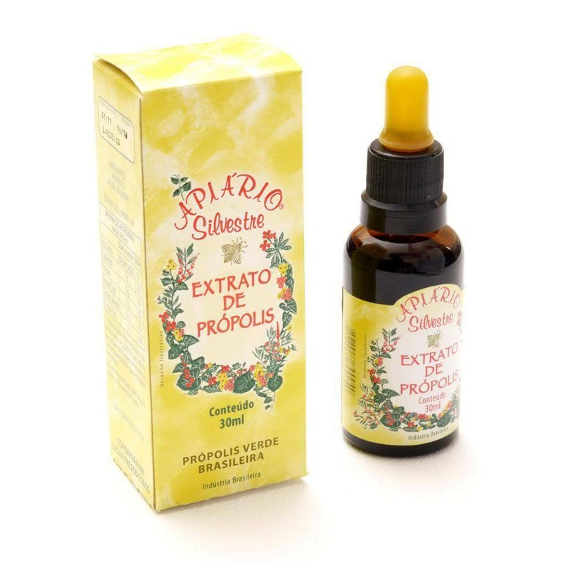 Apiario Silvestre Brazilian Green Bee Propolis 30 ml US seller 野花牌绿蜂胶