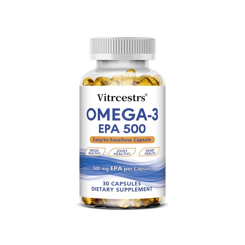 500mg EPA Omega-3 30/60120 Caps | For Heart, Joint & Mood Daily Wellness Health