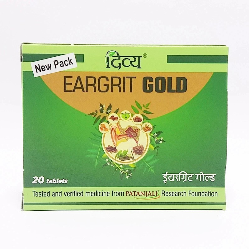 Divya Eargrit Gold 20 Tabs | Fast Shipping