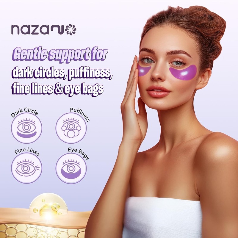 Under Eye Patches - 60 Pack for Puffy Eyes, Dark Circles, Bags & Wrinkles with H gallery