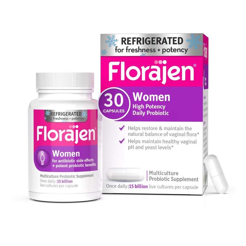 Florajen Women’s Vaginal Probiotics, Provides Gut Health & Constipation Relie…