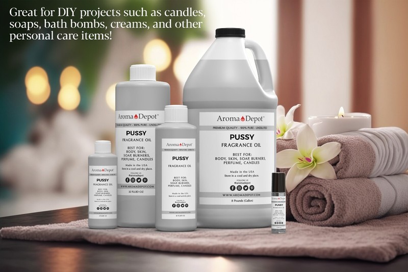 Pussy Perfume Fragrance Women Body Oil, Candles, Soap, Bath Bomb Incense Making gallery