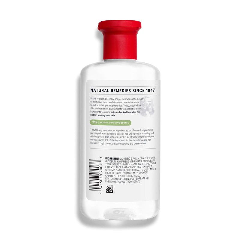 Alcohol-Free, Hydrating Cucumber Witch Hazel Facial Toner with Aloe Vera Form... gallery